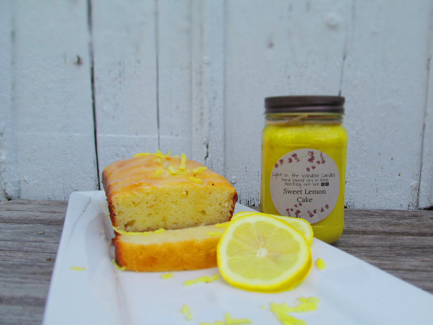Sweet Lemon Cake 16oz Candle