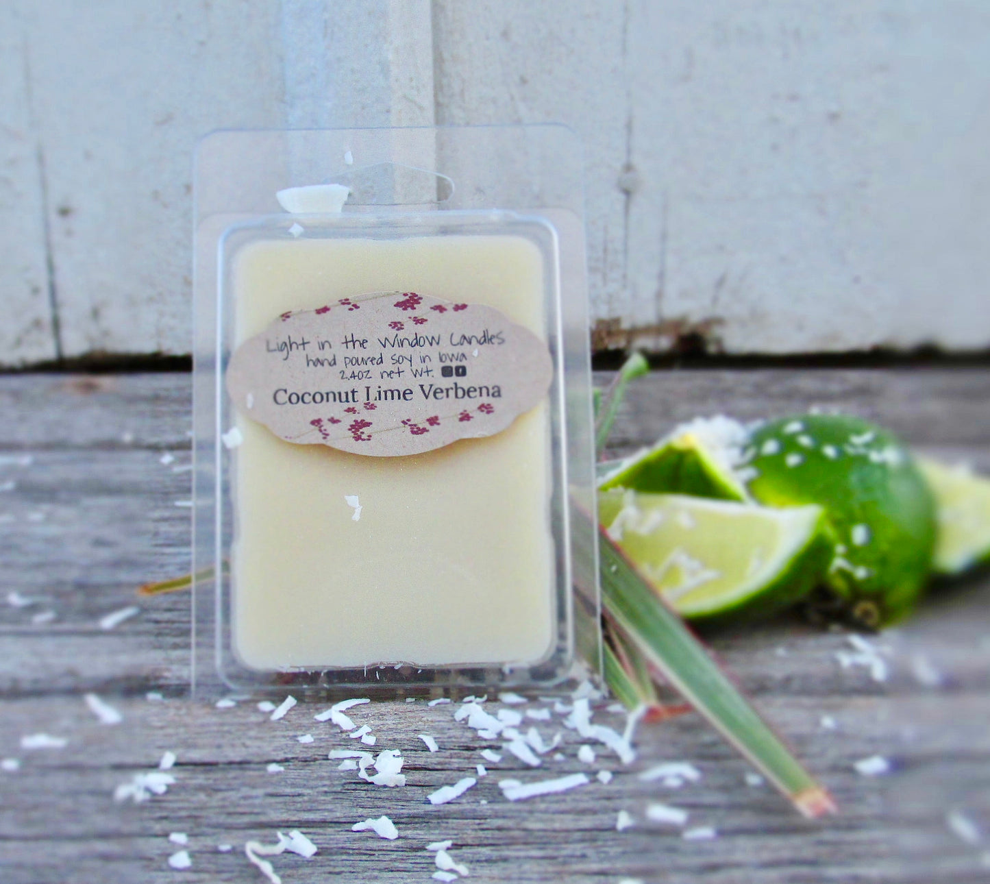 Coconut Lime Verbena Wax Melt