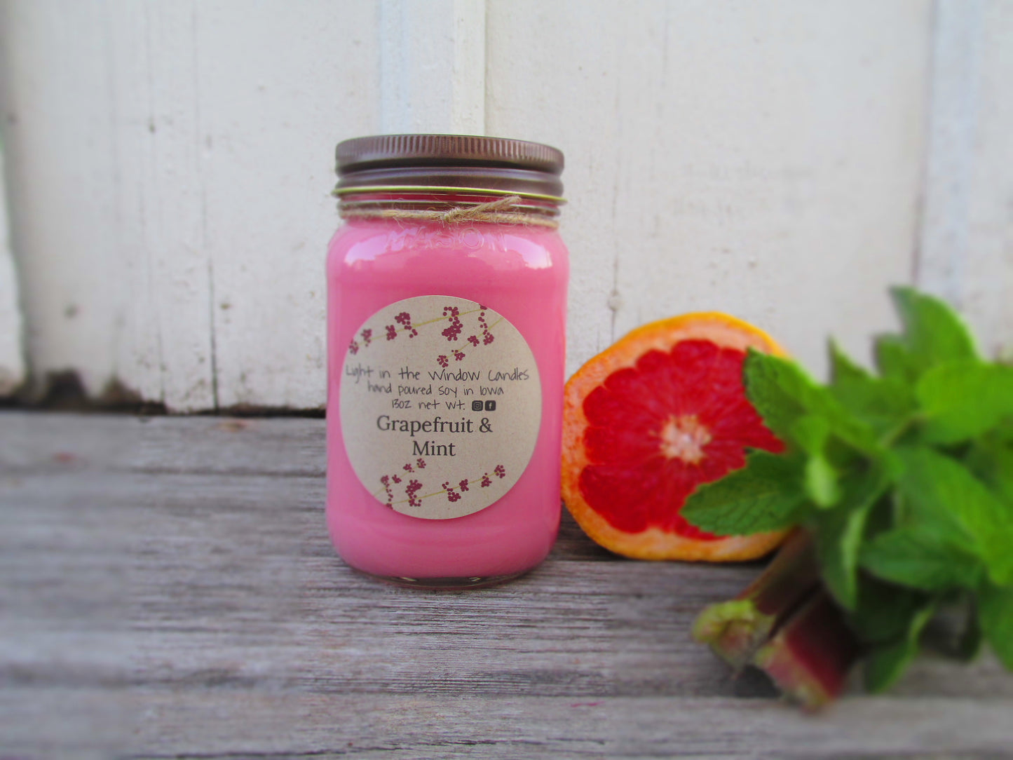 Grapefruit & Mint 16oz Candle