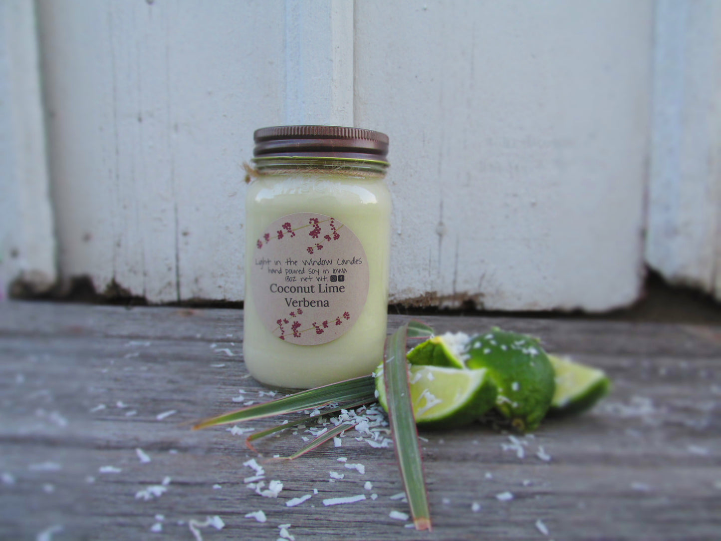 Coconut Lime Verbena 16oz Candle