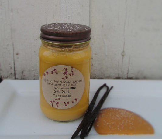 Sea Salt Caramels 16oz Candle