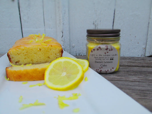 Sweet Lemon Cake 8oz Candle