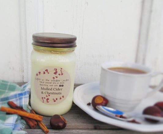 Mulled Cider & Chestnuts 16oz Candle