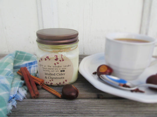 Mulled Cider & Chestnuts 8oz Candle